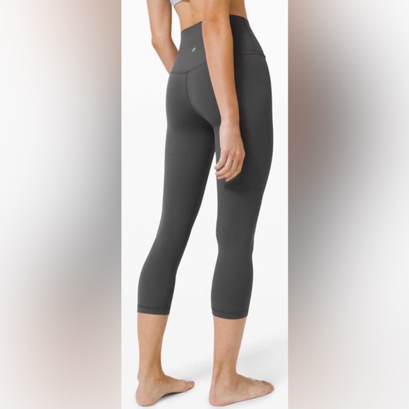 Lululemon Align Crop *21" Graphite Grey - Picture 2 of 8